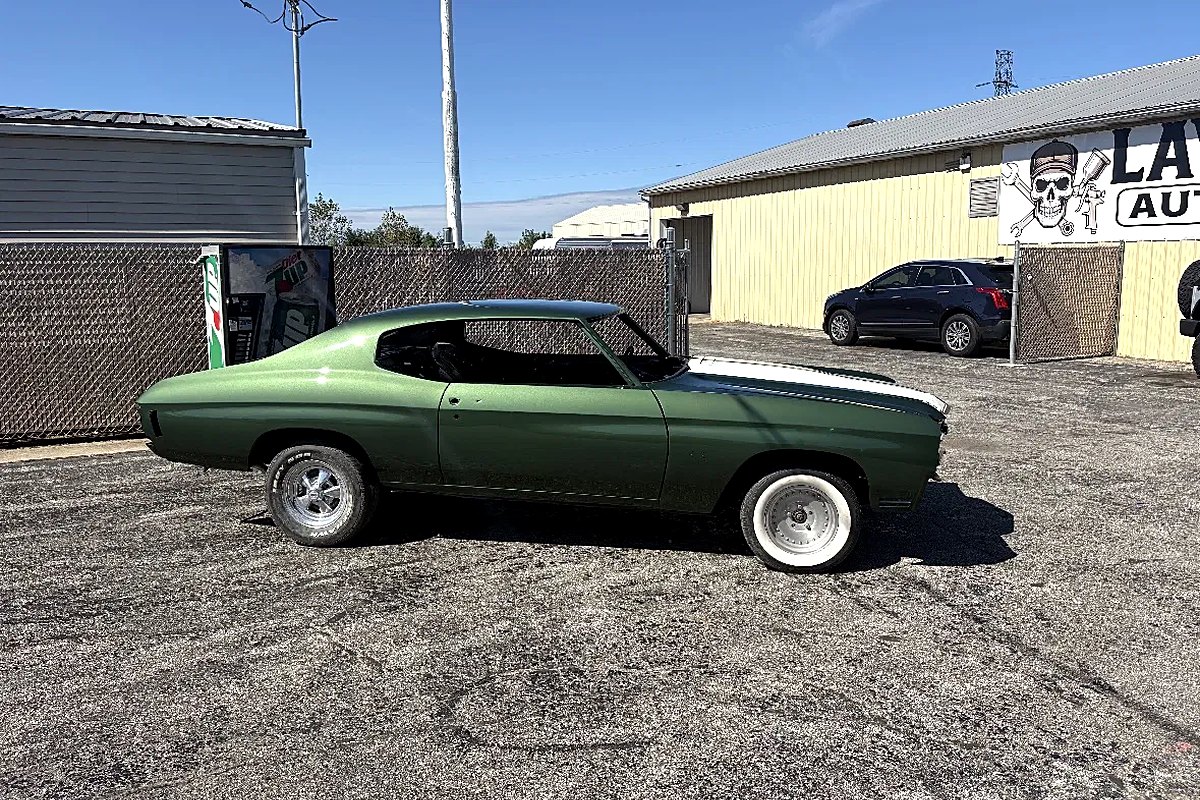 Chevelle SS from the side on the Lawless lot